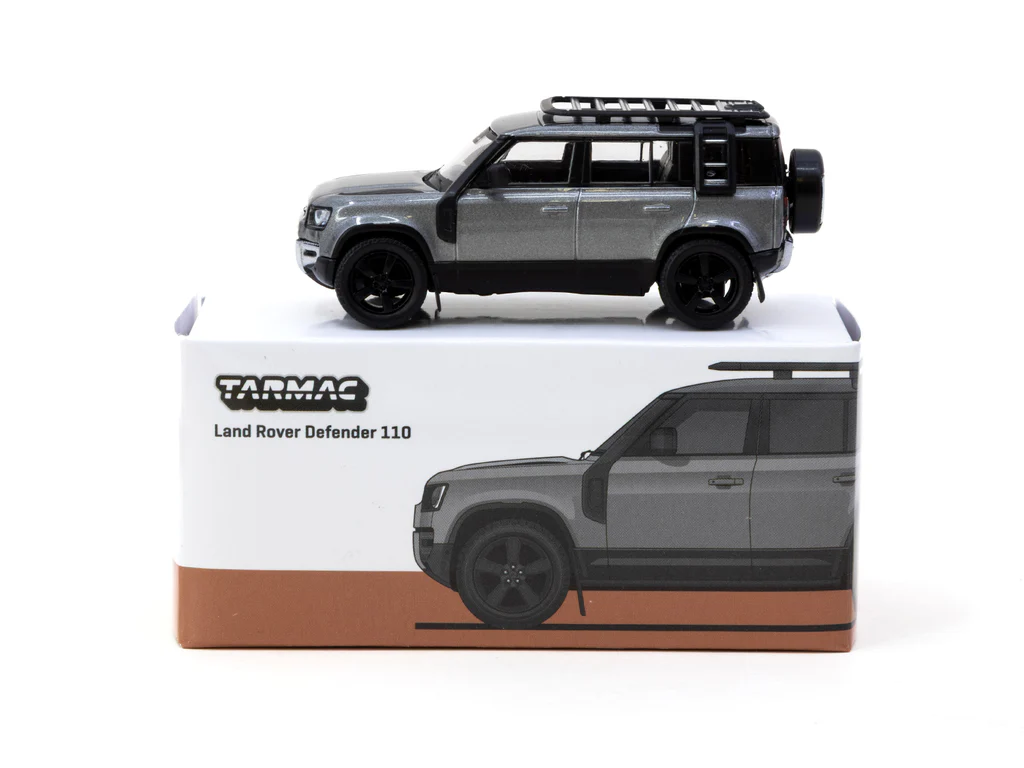 Tarmac Works 1:64 Land Rover Defender 110 Grey Metallic T64G-020-GY