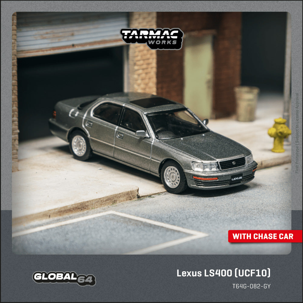 Tarmac Works 1:64 Lexus LS400 (UCF10) Flint Grey T64G-082-GY