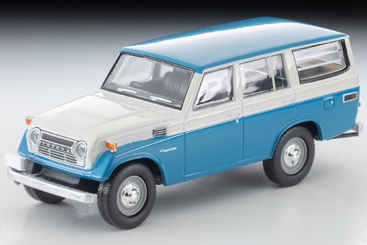 [Preorder] Tomytec TLVN 1:64 Toyota Land Cruiser FJ56V (White/Blue) LV-104d