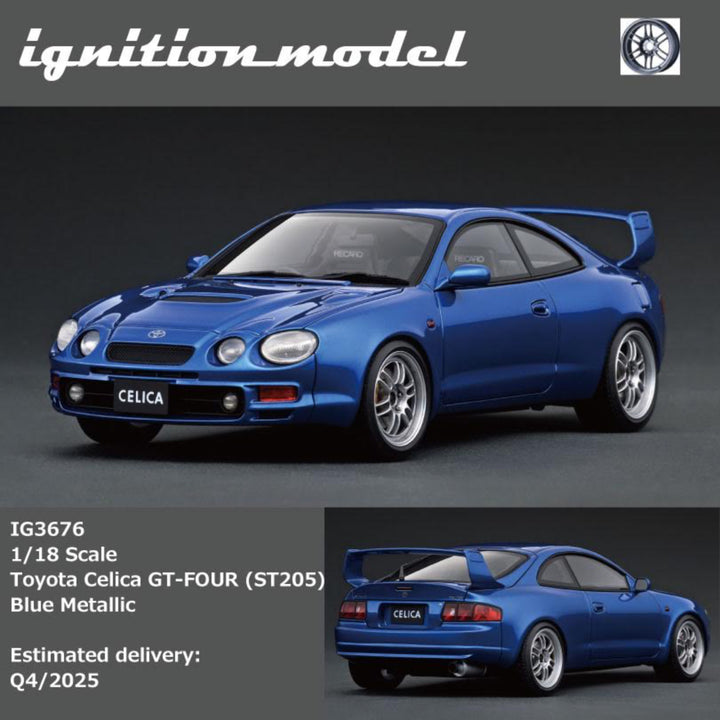 [Preorder] Ignition Model 1:18 "Toyota Celica GT-FOUR (ST205)  Blue Metallic IG3676