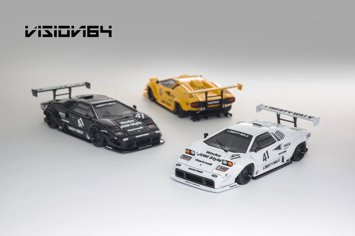 Vision64 1:64 LB Lamborghini Countach (6 Versions)