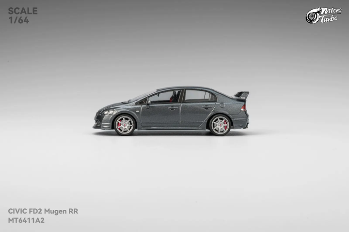 [Preorder] Microturbo 1:64 Custom FD2 MUGEN RR - Metallic Grey MT6411A2