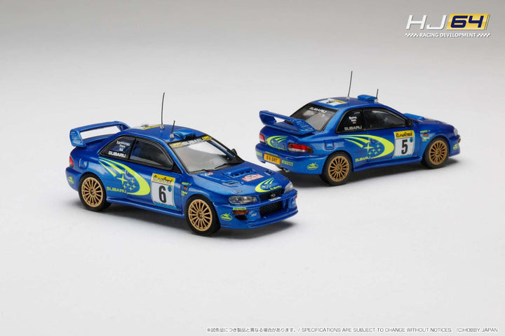 [Preorder] Hobby Japan 1:64 SUBARU IMPREZA WRC 1999 (MONTE CARLO) (2 Versions) HJR645041A/HJR645041B