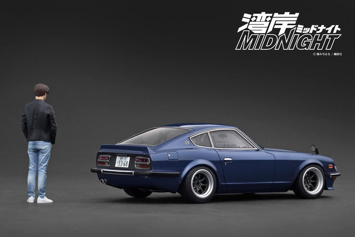[Preorder] Ignition Model 1:18 NISSAN Fairlady Z (S30) Blue MIDNIGHT Devil's Z With Mr. Akio Asakura IG3591