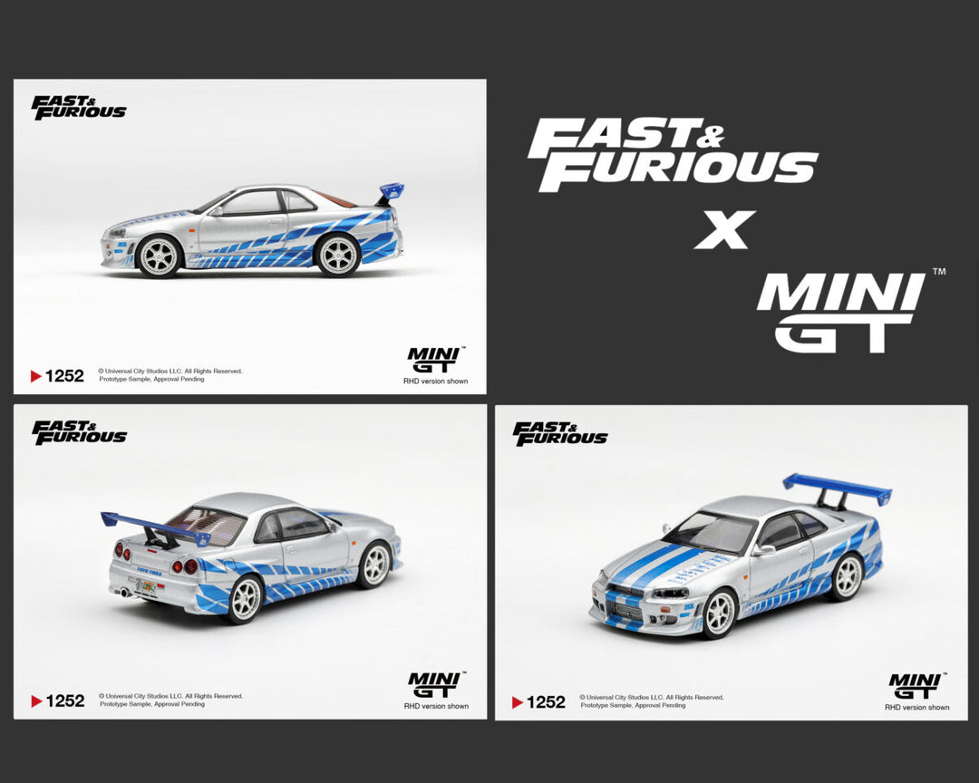[Preorder] Mini GT 1:64 Nissan Skyline GT-R C-West “2 Fast 2 Furious” Brian O’Conner – Limited Edition MGT01252-BL
