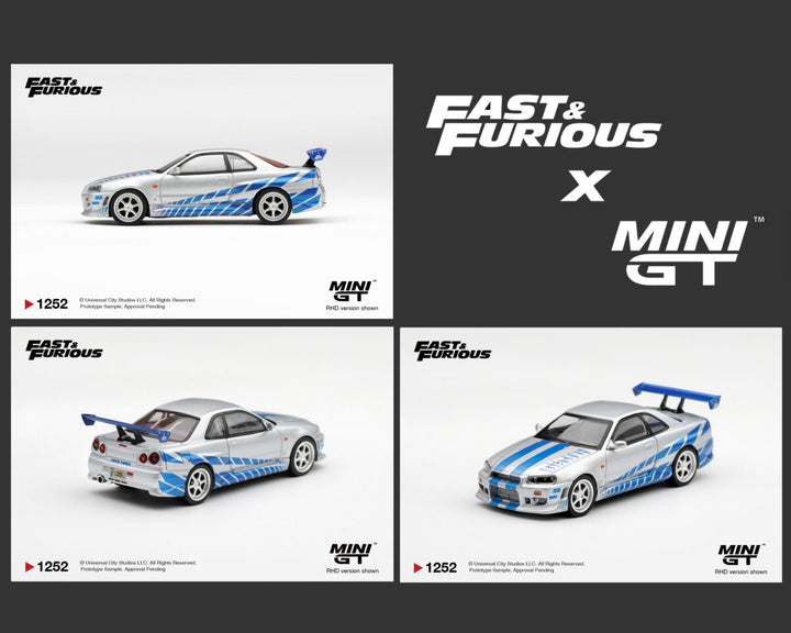 [Preorder] Mini GT 1:64 Nissan Skyline GT-R C-West “2 Fast 2 Furious” Brian O’Conner – Limited Edition MGT01252-BL