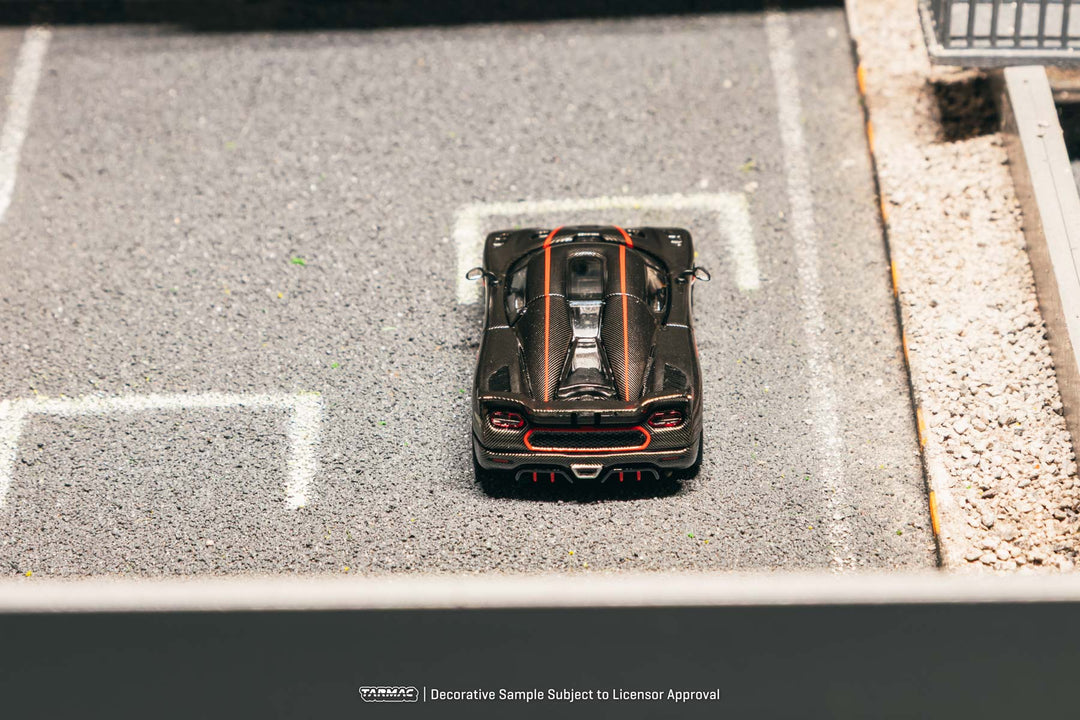 [Preorder] Tarmac Works 1:64 Koenigsegg Agera RS Black Carbon Fiber / Red Accents T64G-TL005-BCF