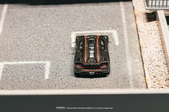 [Preorder] Tarmac Works 1:64 Koenigsegg Agera RS Black Carbon Fiber / Red Accents T64G-TL005-BCF