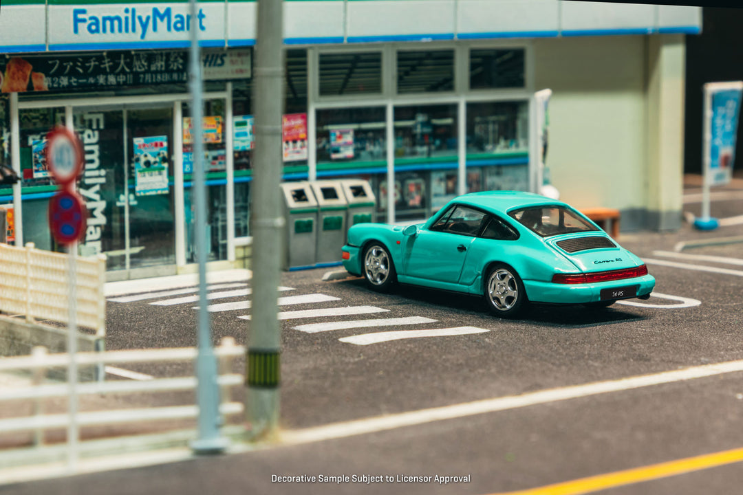 [Preorder] Tarmac Works 1:64 Porsche 911 Carrera RS (964) Mint Green T64S-017-MG