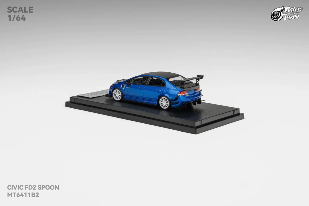 [Preorder] Microturbo 1:64 Custom FD2 Spoon Metallic Blue MT6411B2