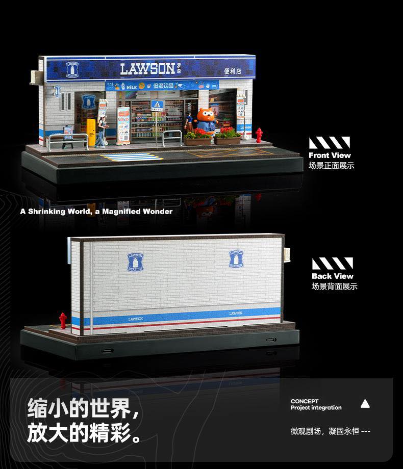 SHOU CANG JIA 1:64 Lawson Convenience Store (Medium) SCENE SCJ-82047-A