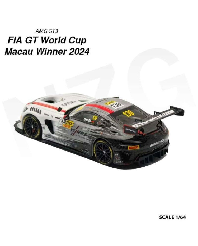 KILO works 1:64 Mercedes Benz AMG GT3 FIA GT Silver 