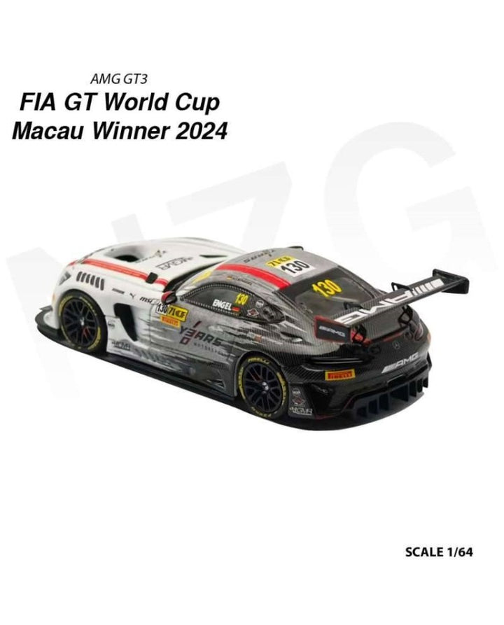 KILO works 1:64 Mercedes Benz AMG GT3 FIA GT Silver 