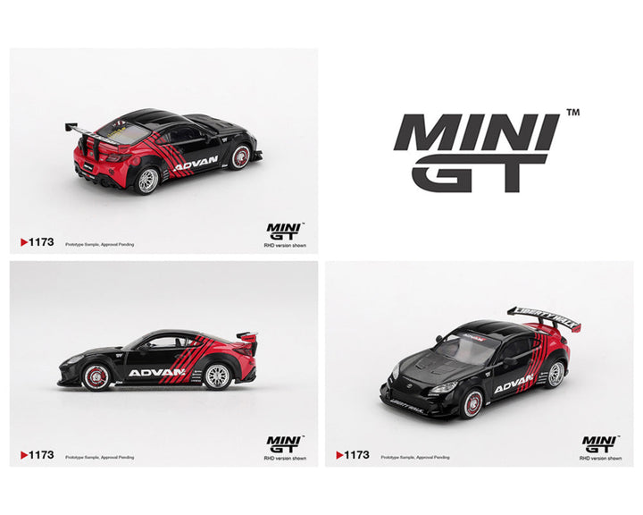 [Preorder] Mini GT 1:64 Toyota GR86 LB Nation Advan MGT01173-BL