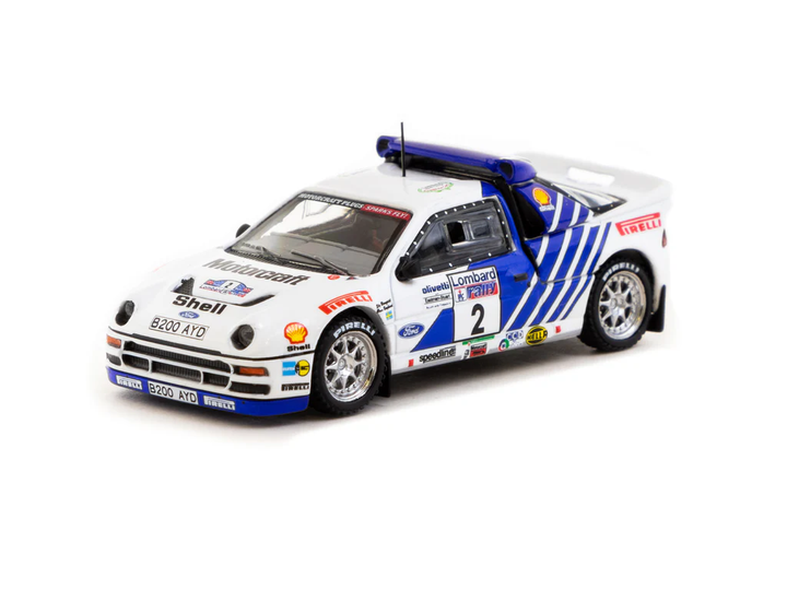 Tarmac Works 1:64 Ford RS200 Lombard RAC Rally 1986 T64P-001-86RAC02