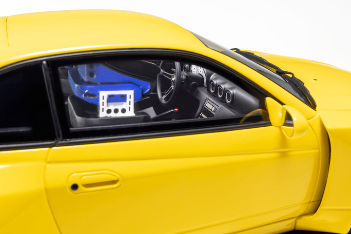 [Preorder] Kyosho 1:18 Nissan Silvia S15 Khyzyl Saleem (Yellow) KSR18066Y