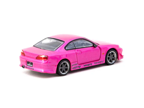 Tarmac Works 1:64 VERTEX Nissan Silvia S15 - Pink Metallic T64G-023-PI