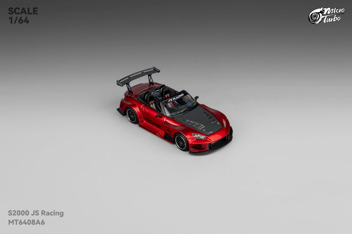 [Preorder] Microturbo 1:64 Custom Honda S2000 JS Racing Transparent Red MT6408A6