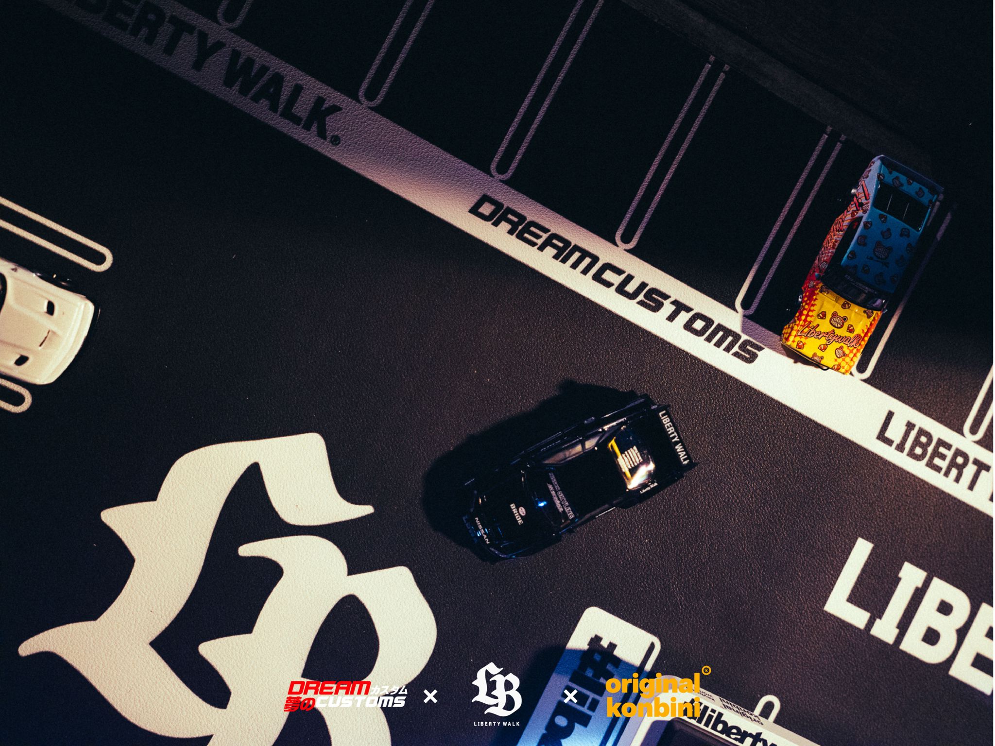 Libertywalk x Dream Customs x originalkonbini Deskpad - Samurai