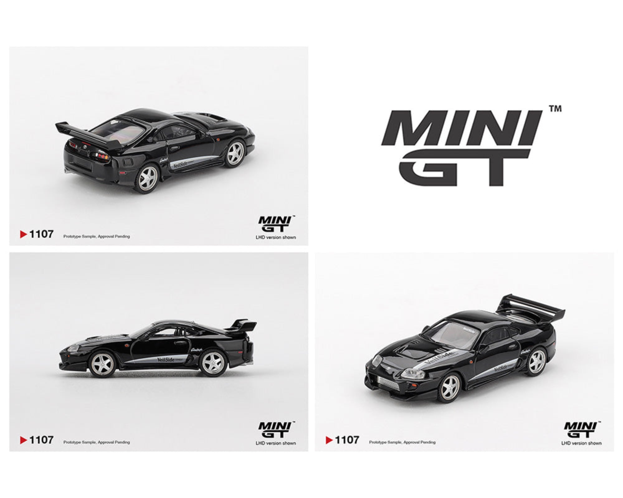 Preorder] Mini GT 1:64 Toyota Supra VeilSide Combat V-II – Black