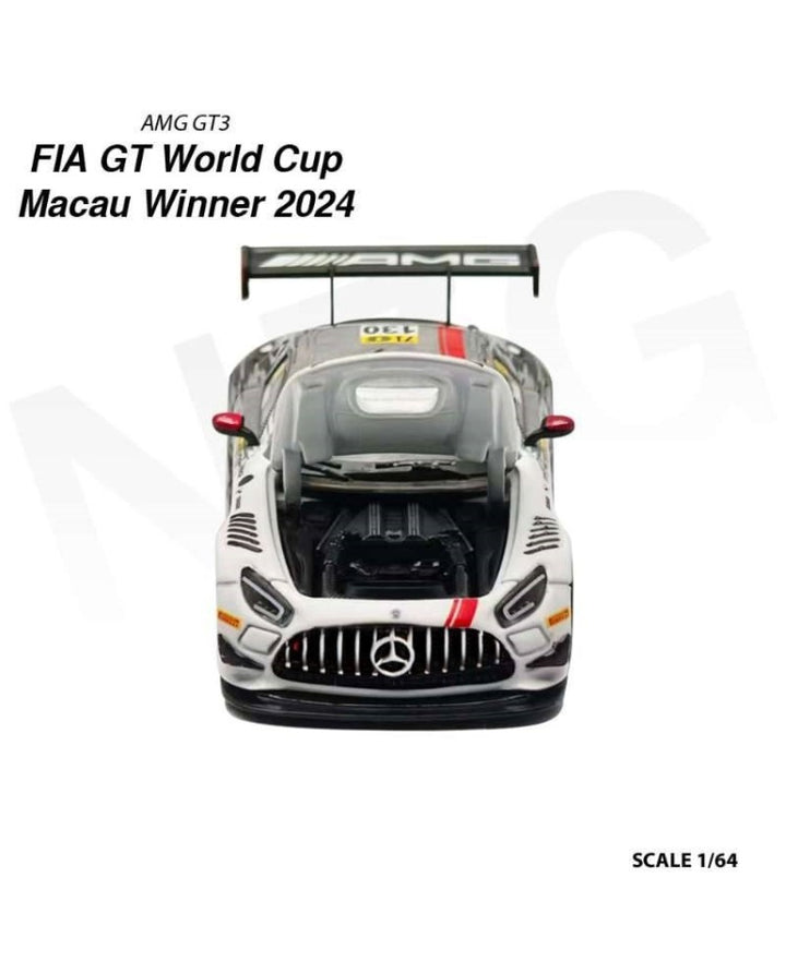 KILO works 1:64 Mercedes Benz AMG GT3 FIA GT Silver 