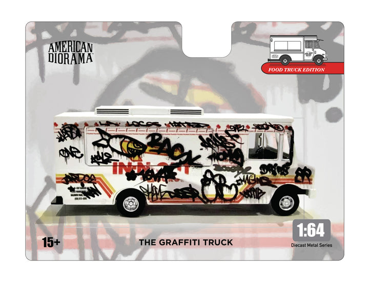 [Preorder] American Diorama 1:64 Food Truck series – Graffiti style AD-70102
