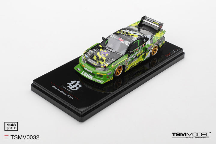 [Preorder] TSM 1:43 Nissan LB-Super Silhouette S15 SILVIA  #555 V2   2024 Formula Drift Japan	TSMV0032