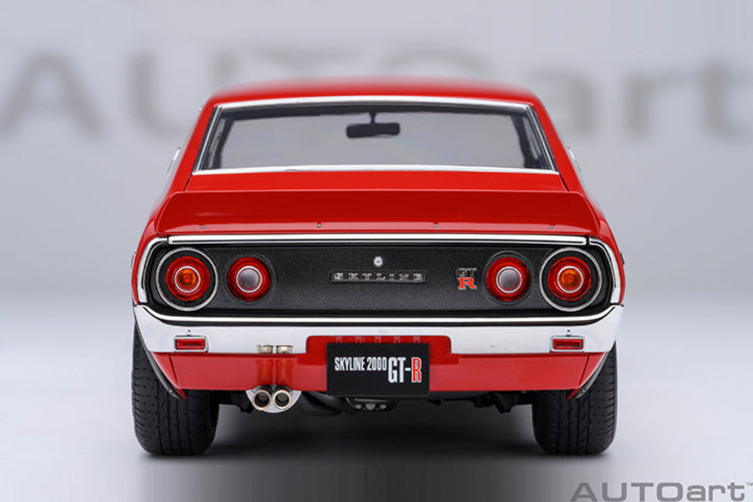 AUTOart 1:18 Nissan Skyline 2000 GT-R (KPGC110) - Red 77468