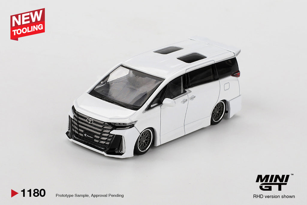 Preorder] Mini GT 1:64 Toyota Vallfire 40 KUHL White MGT01180-BL