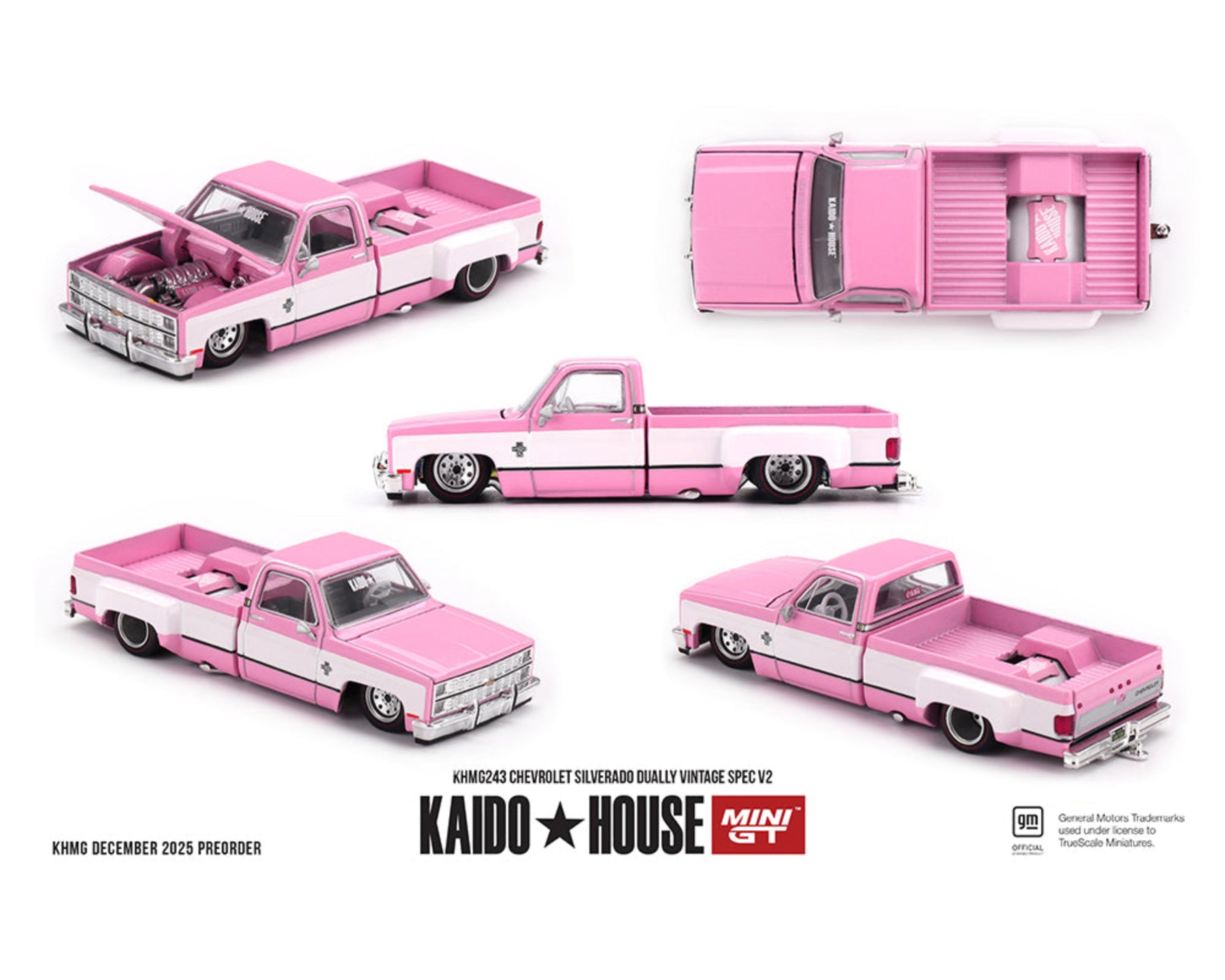 Preorder] Kaido House x Mini GT Chevrolet Silverado Dually Vintage