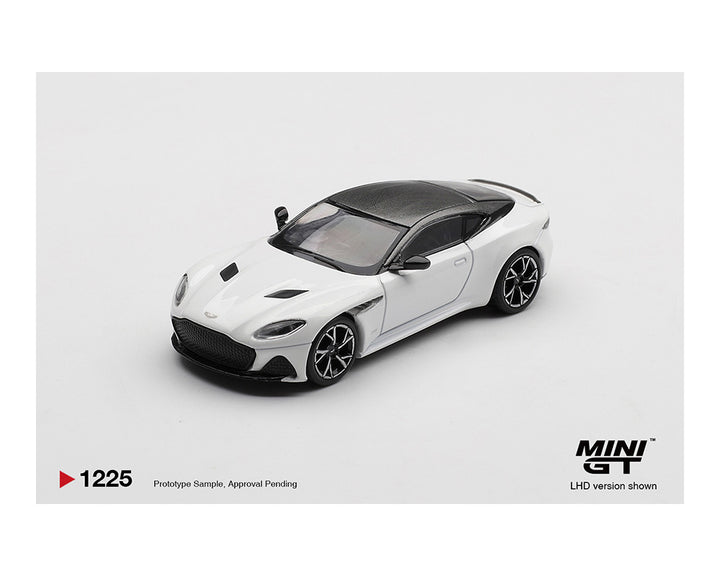[Preorder] Mini GT 1:64 Aston Martin DBS Stratus – White MGT01225-BL