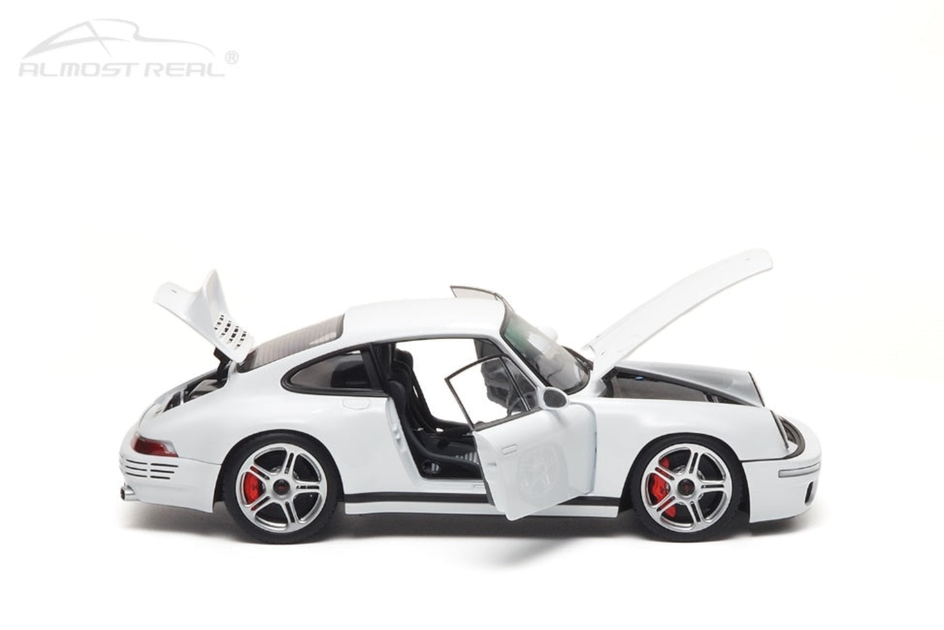Almost Real 1:18 RUF SCR - 2018 - White 880203 – Horizon Diecast