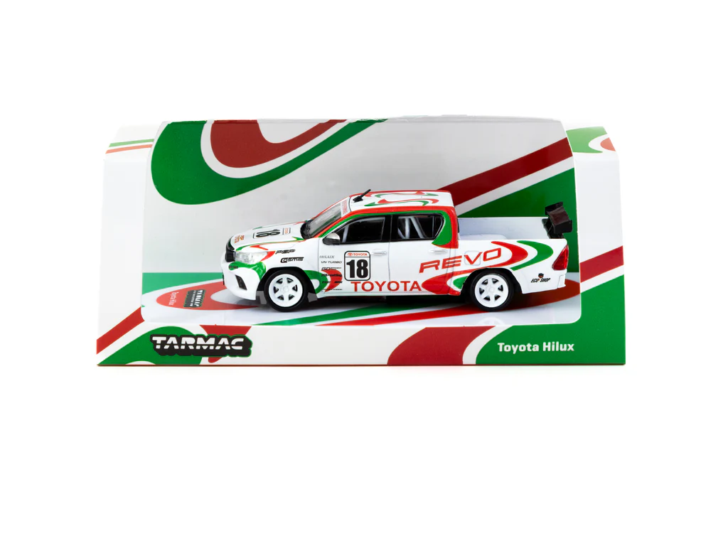 Tarmac Works 1:64 Toyota Hilux White T64-041-WH2