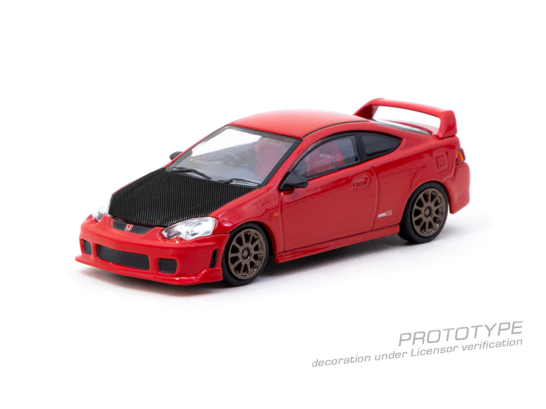 [Preorder] Tarmac Works 1:64 Honda Integra TYPE R DC5 Custom Red - licensed by Honda T64R-TL022-RE