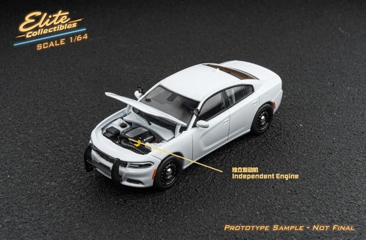 Elite Collectibles 1:64 Dodge Charger Warhorse Unmarked Police Interceptor (3 Coloiurs)