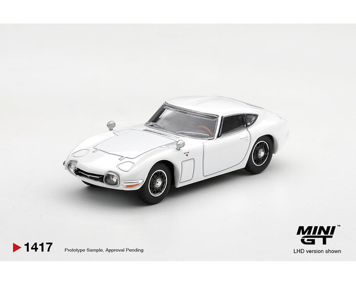 [Preorder] Mini GT 1:64 Toyota 2000GT Pegasus White – Limited Edition MGT01417-BL