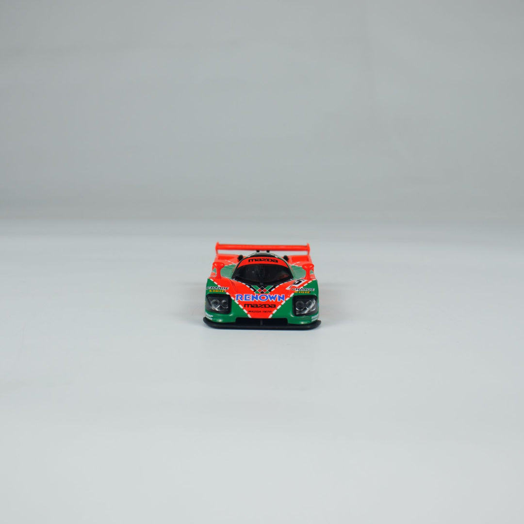 Kyosho 1:64 Mini Car &amp; Book Mazda 787B (NO.55) K07033B1-CL (Chinese Version) K07033B1-CL