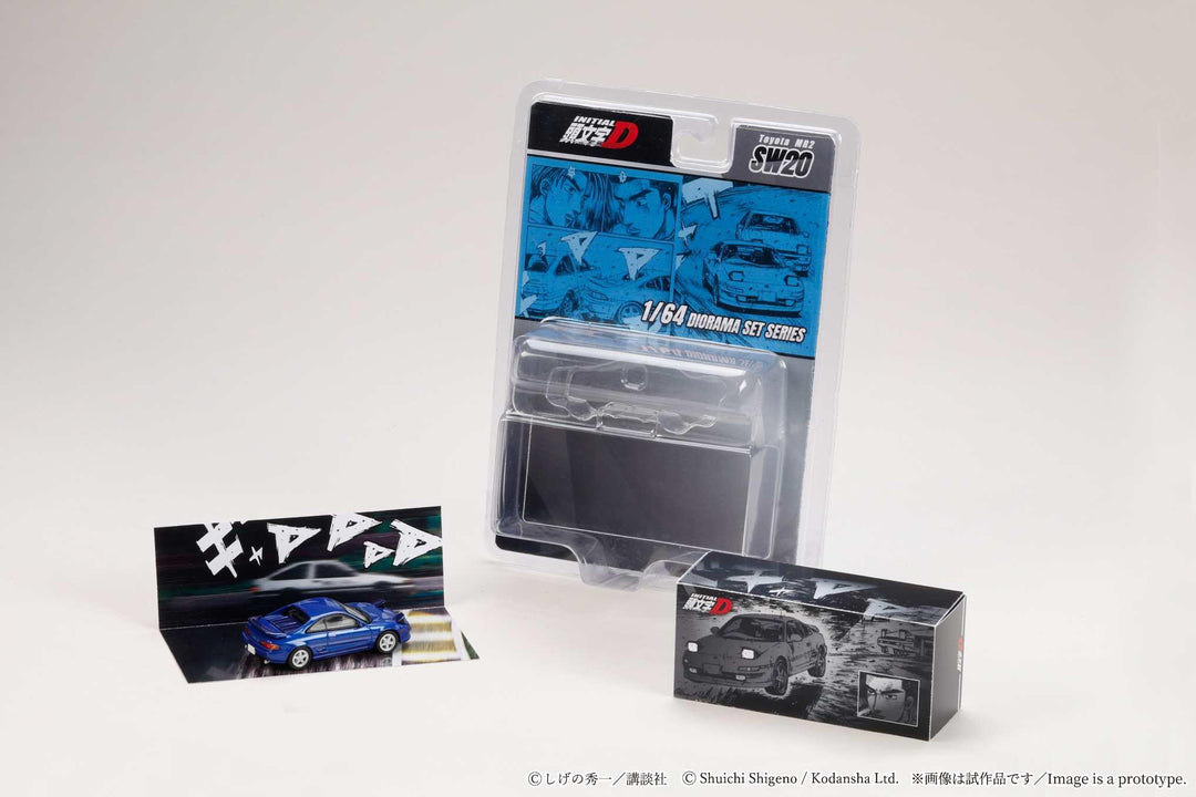 [Preorder] Hobby Japan 1:64 Toyota MR2 (SW20)/Initial D  Kai Kogashiwa VS Takumi Fujiwara HJDMD009