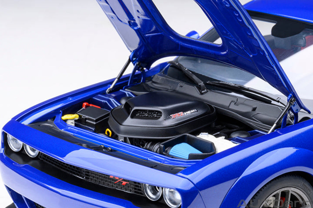 AUTOart 1:18 Dodge Challenger RT Scat Pack 2022 - Indigo Blue 71772