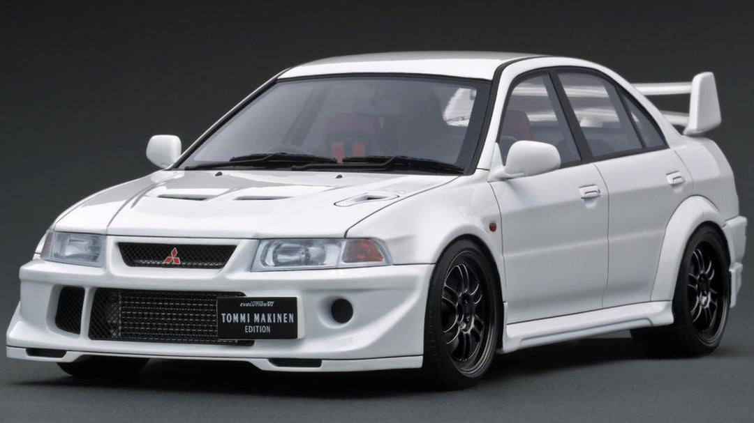 [Preorder] Ignition Model 1:18 Mitsubishi Lancer Evolution VI GSR T.M.E (CP9A) White IG3663