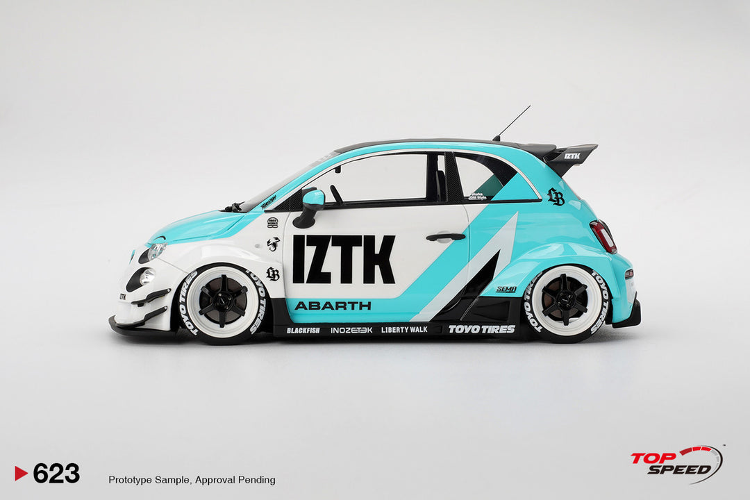 [Preorder] Topspeed 1:18 Abarth 595 LB-WORKS x Abas Works IZTK TS0623
