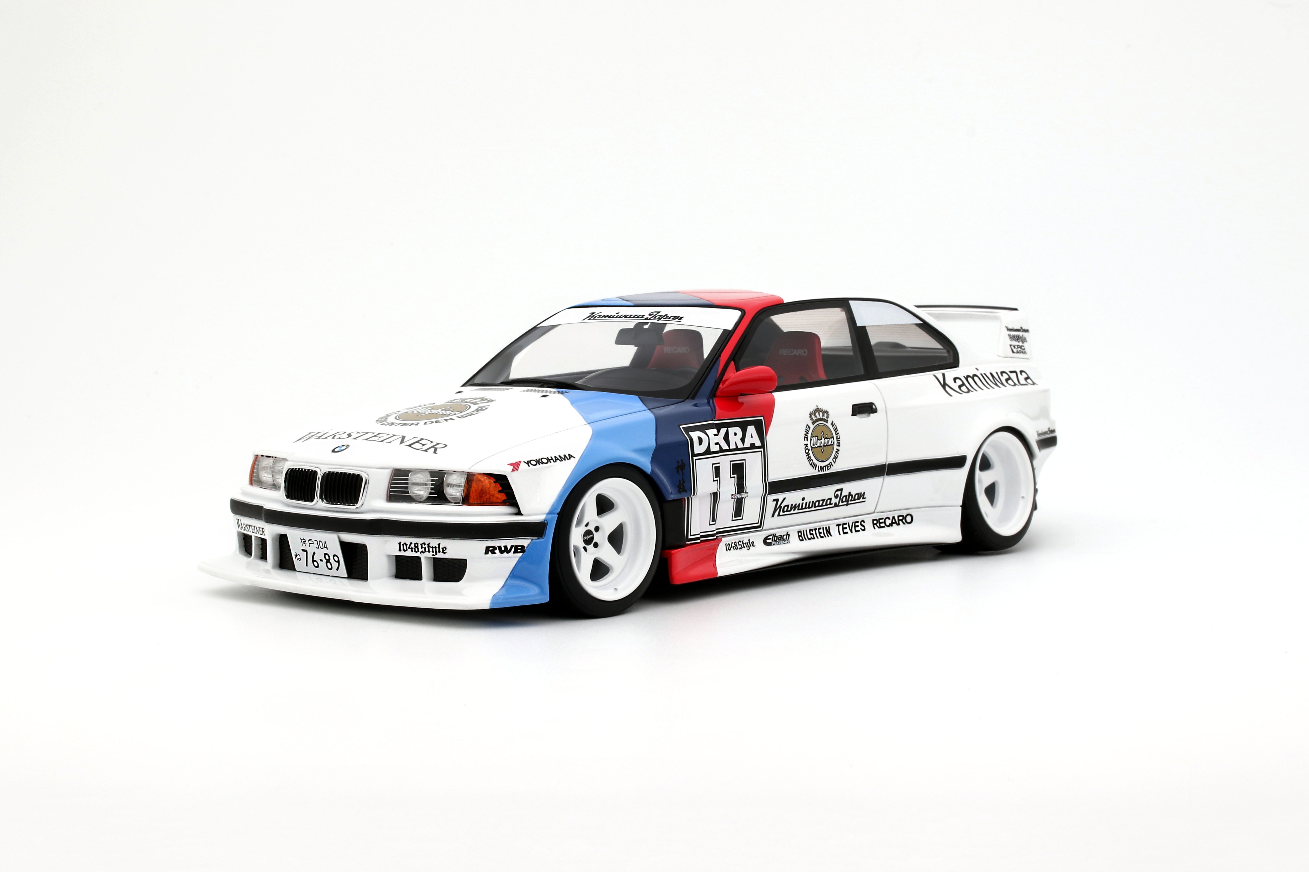 Preorder] OttO 1:18 BMW E36 KHYZYL SALEEM WHITE 2024 OT1176