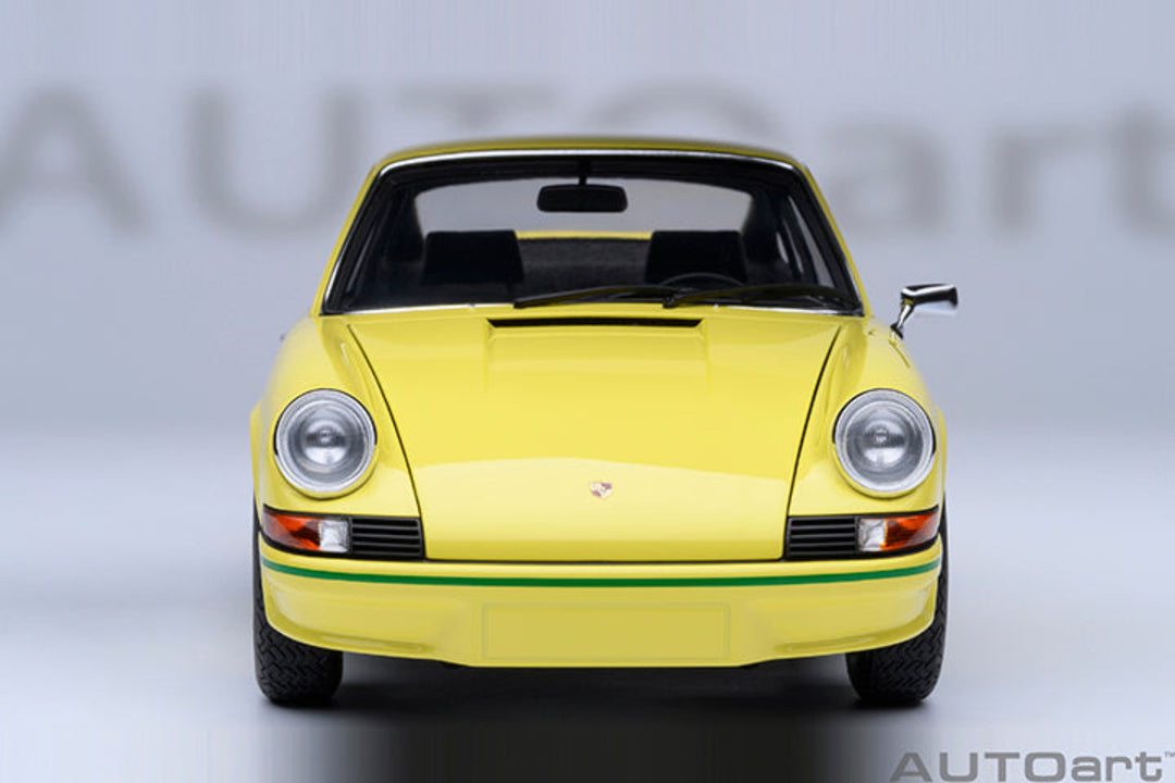 [Preorder] AUTOart 1:18 Porsche 911 Carrera 2.7 RS Light Yellow/Green Stripes 78033
