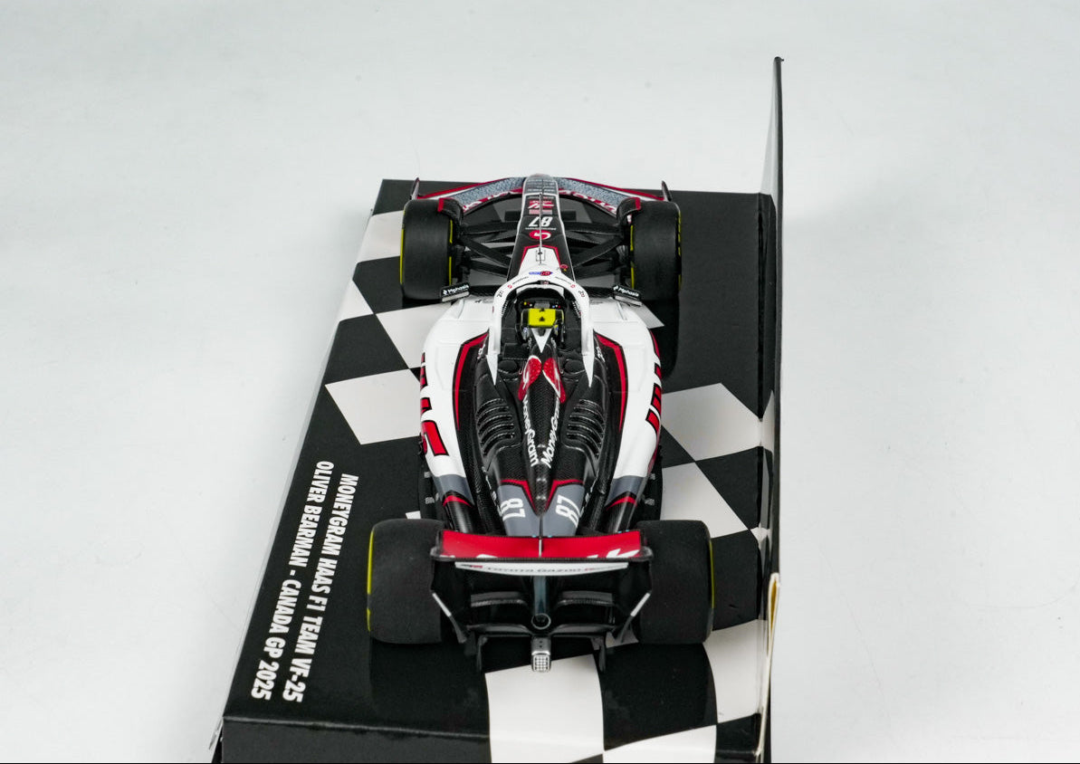 MINICHAMPS 1:43 MONEYGRAM HAAS F1 TEAM VF-25 - OLIVER BEARMAN