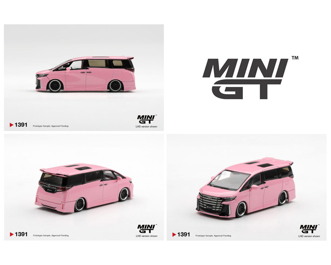 [Preorder] Mini GT 1:64 Toyota Vellfire 40 KUHL Metallic Pink – Limited Edition MGT01391-BL