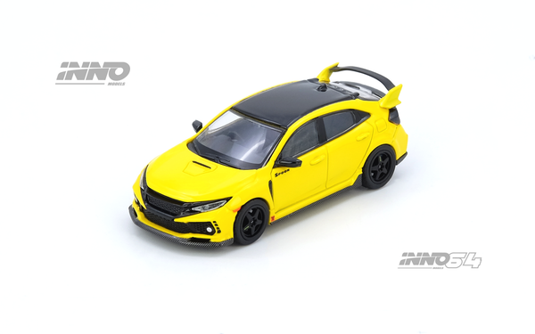Inno64 1:64 HONDA CIVIC TYPE-R (FK8) Yellow IN64-FK8-YL – Horizon