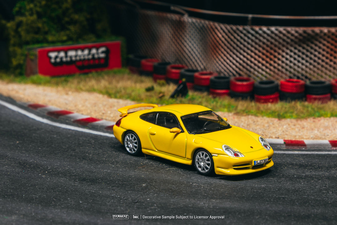 Tarmac Works 1:64 Porsche 911 GT3 (type 996) Yellow T64G-069-YL