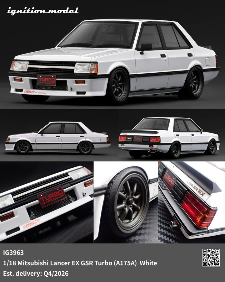[Preorder] Ignition Model 1:18 Mitsubishi Lancer EX GSR Turbo (A175A) White IG3963