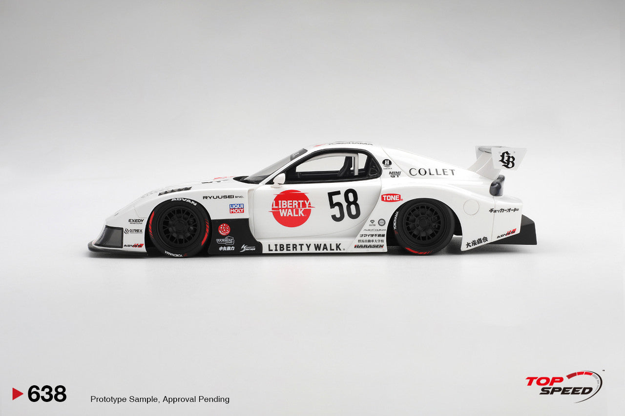 Preorder] Topspeed 1:18 Mazda RX-7 LB-Hinomaru TS0638 – Horizon