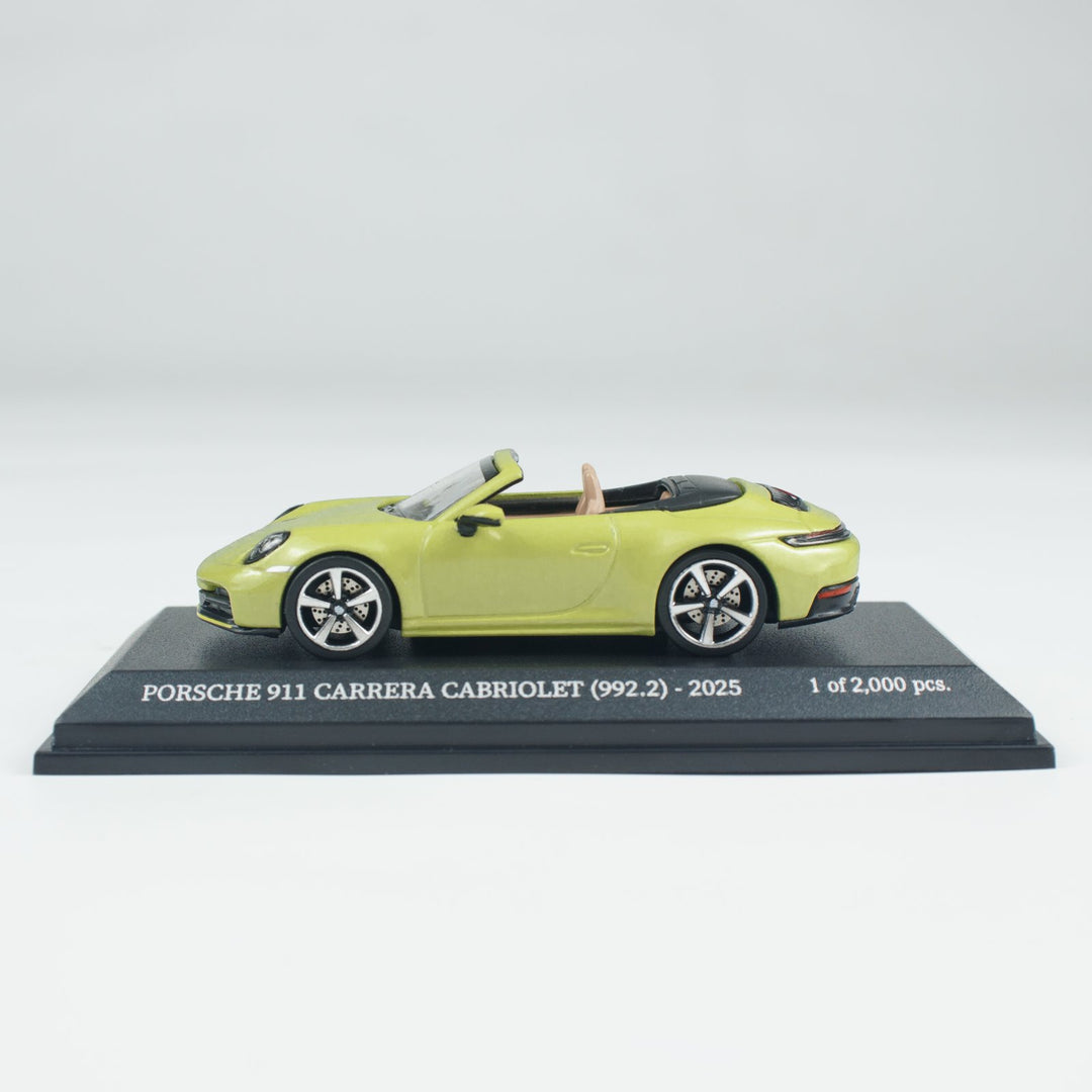 [Preorder] Minichamps 1:64 PORSCHE 911(992.2) CARRERA CABRIOLET YELLOW CLDC 643064034